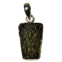 Pendentif en Moldavite (3 g) - Pierre rare| Dans les Yeux de Gaïa