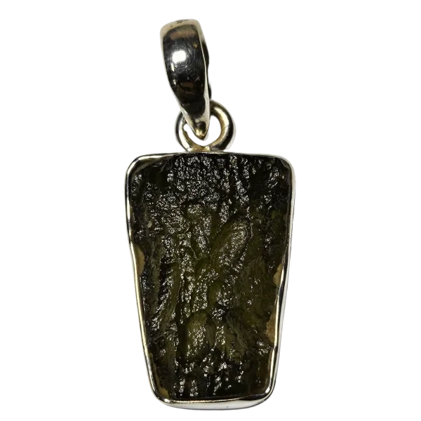 Pendentif en Moldavite (3 g) - Pierre rare| Dans les Yeux de Gaïa