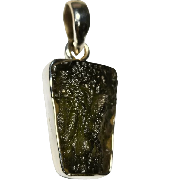 Pendentif en Moldavite (3 g) - Pierre d'Éveil| Dans les Yeux de Gaïa