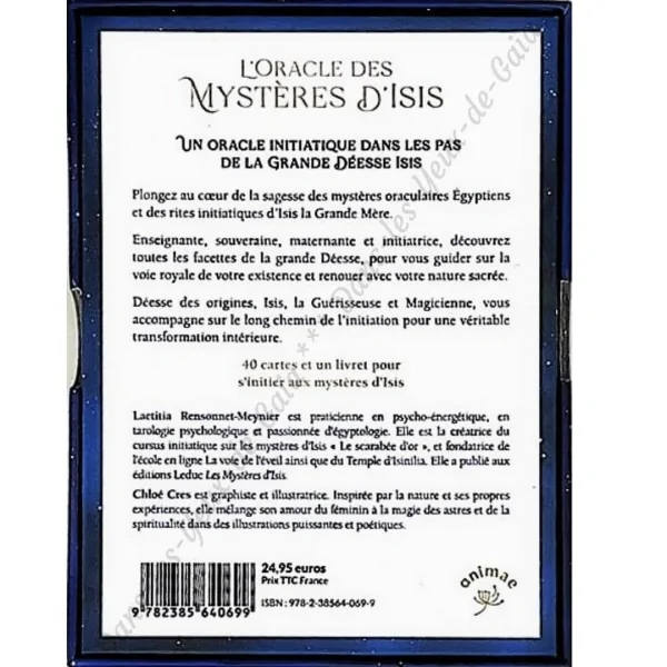 L'Oracle des Mystères d'Isis - mère |Dans les Yeux de Gaïa