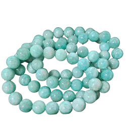 Bracelet en Amazonite top 10mm