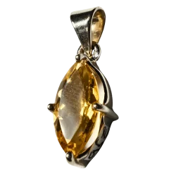 Pendentif Citrine en losange