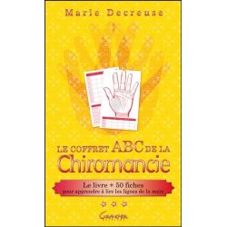 Le coffret ABC de la Chiromancie - Le livre + 50 fches pour apprendre à lire les lignes de la main