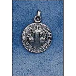 Médaille de St Benoît argentée