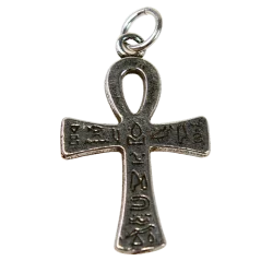 Croix Ankh argentée 1
