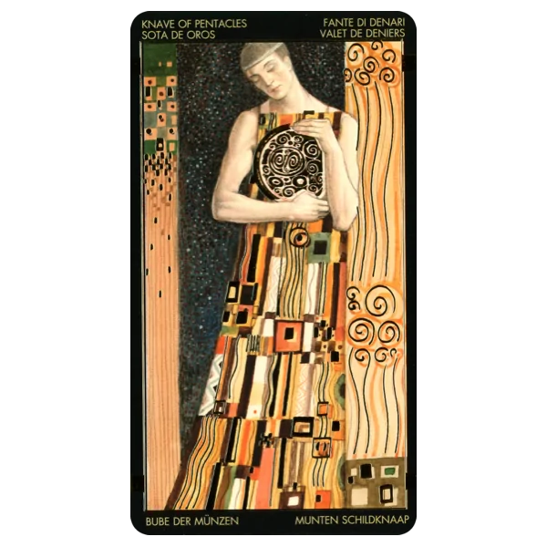Tarot Doré de Klimt 5 - Tarots Divinatoires |Dans les Yeux de Gaïa - Carte 3