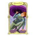 Carte "Bouclier" de l'oracle des miroirs de Dimitri d'Alfange d'Uvril | Dans les Yeux de Gaia