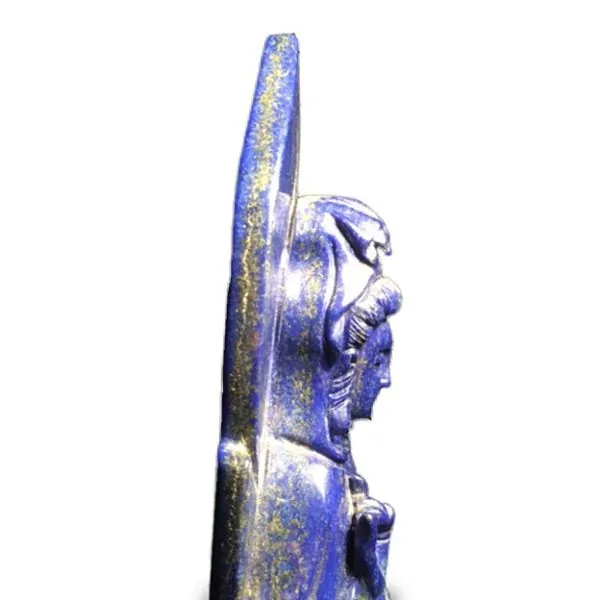 Sculpture Kuan-Yin en Lapis Lazuli