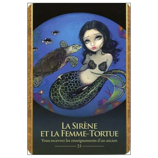 Oracle des Métamorphes - Carte "La Sirène" | Dans les Yeux de Gaïa