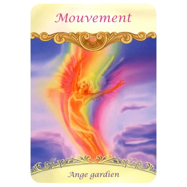 Cartes "Mouvement" du coffret Cartes divinatoires des Saints et des Anges de Doreen Virtue | Dans les Yeux de Gaia