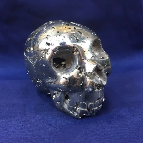 Crâne en Pyrite -3 | Crânes de Cristal | Dans les yeux de Gaïa