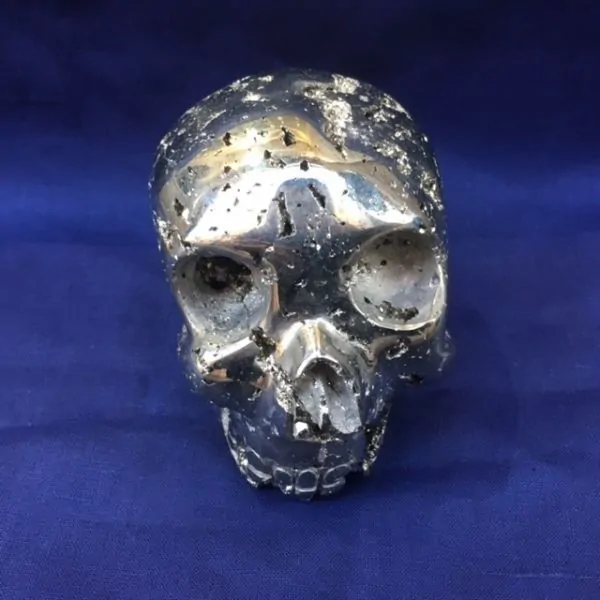 Crâne en Pyrite -3 | Crânes de Cristal | Dans les yeux de Gaïa