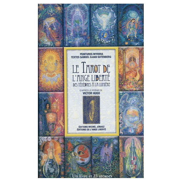 Le Tarot de l'Ange Liberté (Livre+Jeu) - Samuel Djian Gutemberg - Myrrha - Couverture 2| Dans les Yeux de Gaïa