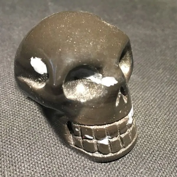 Petit crâne en Obsidienne Noire | Crânes de Cristal | Dans les yeux de Gaïa