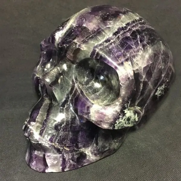 Crâne en Fluorite [CF2] | Crânes de Cristal | Dans les yeux de Gaïa