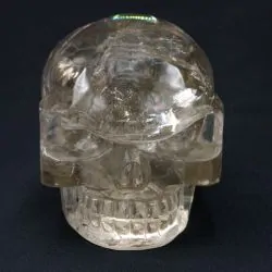 Crâne en Quartz Fumé -2| Crânes de Cristal | Dans les yeux de Gaïa