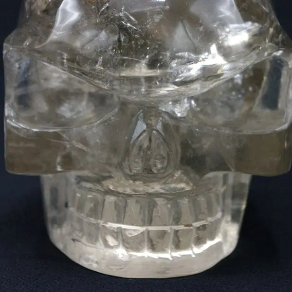 Crâne en Quartz Fumé -2| Crânes de Cristal | Dans les yeux de Gaïa