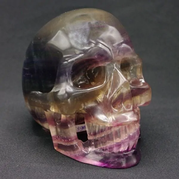 Crâne en Fluorite [CF4] | Crânes de Cristal | Dans les yeux de Gaïa