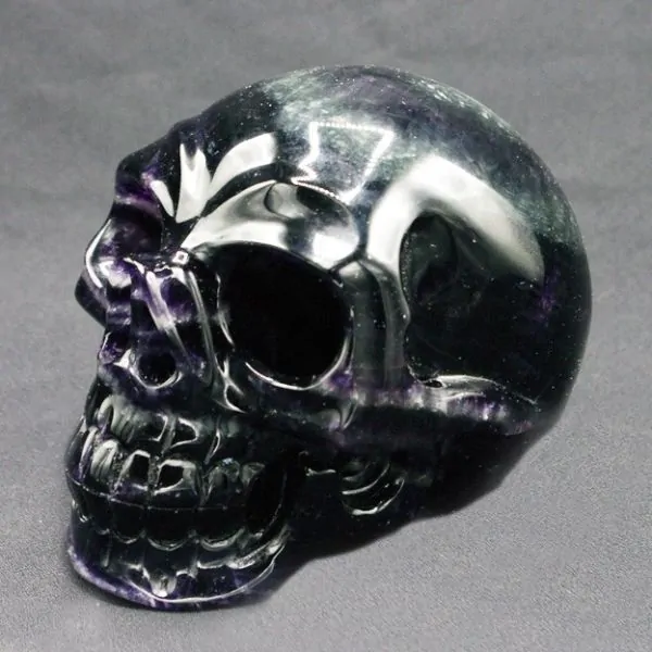 Crâne en Fluorite [CF5] | Crânes de Cristal | Dans les yeux de Gaïa