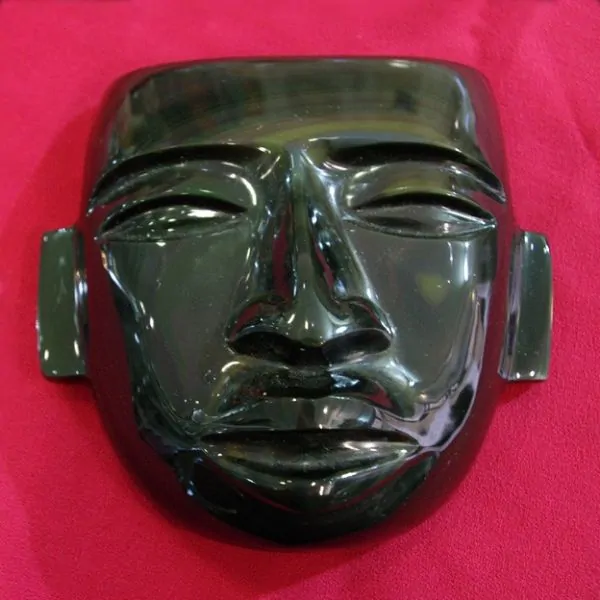 Masque en Obsidienne Mentogochol | Sculptures, Statues, Figurines | Dans les yeux de Gaïa