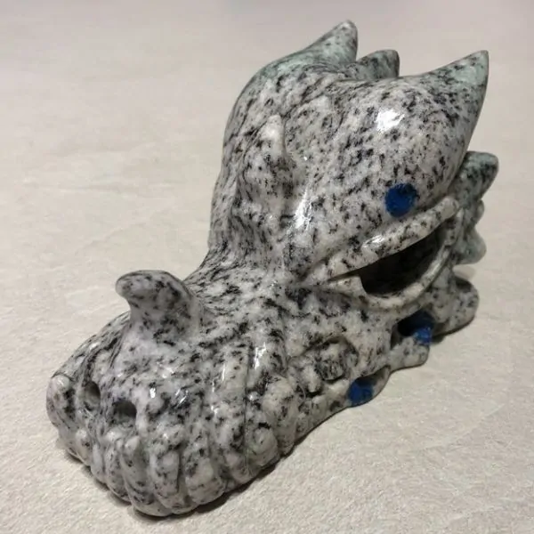 Tête de Dragon Jaspe K2 [TD50] | Dragons en Minéraux | Dans les yeux de Gaïa