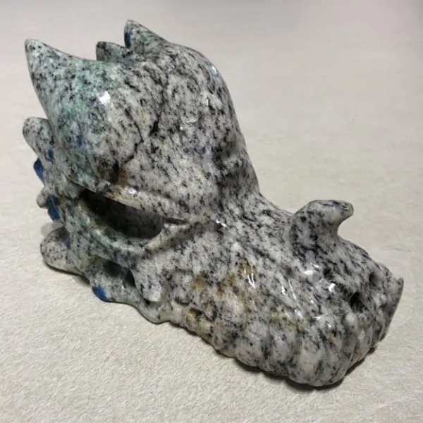 Tête de Dragon Jaspe K2 [TD50] | Dragons en Minéraux | Dans les yeux de Gaïa