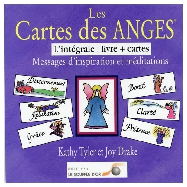 Les Cartes des Anges - L'intégrale : livre + cartes - Messages d'inspiration et méditations | Dans les Yeux de Gaïa