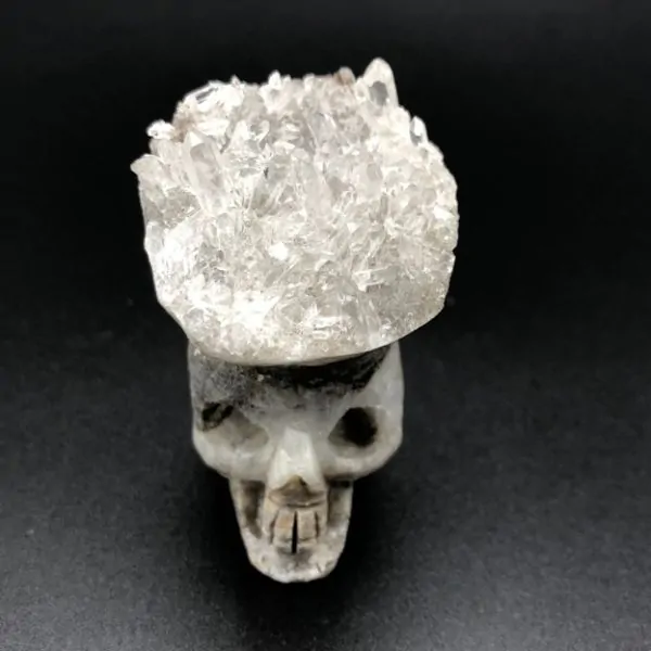 Crâne en Cristal de Roche -8| Crânes de Cristal | Dans les yeux de Gaïa