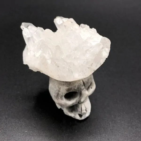 Crâne en Cristal de Roche -4| Crânes de Cristal | Dans les yeux de Gaïa