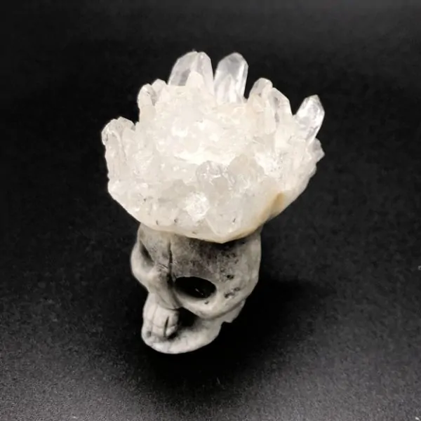 Crâne en Cristal de Roche -4| Crânes de Cristal | Dans les yeux de Gaïa