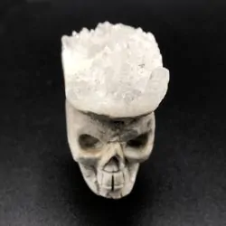 Crâne en Cristal de Roche -16| Crânes de Cristal | Dans les yeux de Gaïa