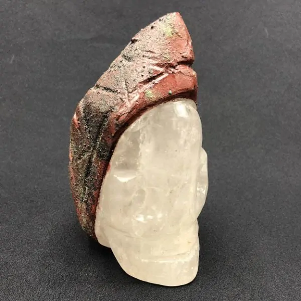 Crâne en Cristal de Roche ancien Chamanique | Pièces d’Exception | Dans les yeux de Gaïa