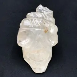 Crâne-Serpent en Cristal de Roche - Photo 1 | Dans les Yeux de Gaia
