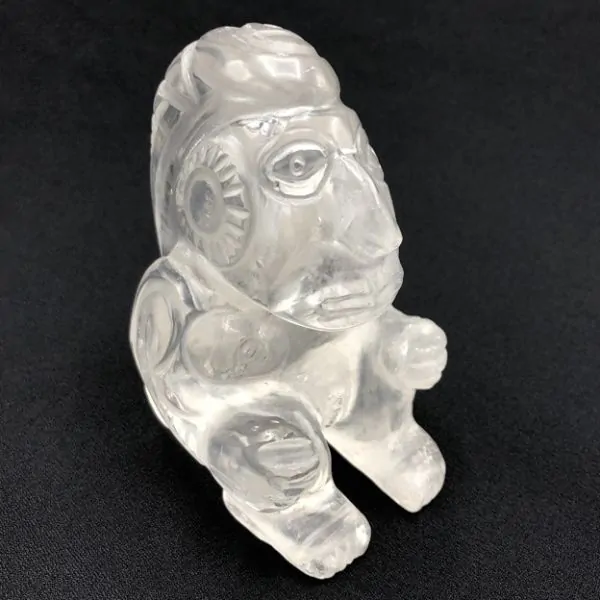 Figurine "Pachamama" en Cristal de Roche | Pièces d’Exception | Dans les yeux de Gaïa