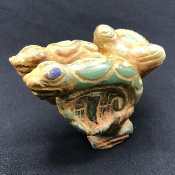 Figurine chamanique Dieu "Camazotz" en Jade | Pièces d’Exception | Dans les yeux de Gaïa