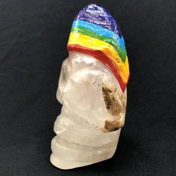 Crâne Inca en Cristal de Roche - Photo 3 | Dans les Yeux de Gaia