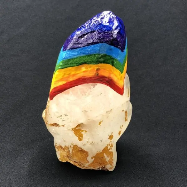 Crâne Inca en Cristal de Roche - Photo 4 | Dans les Yeux de Gaia