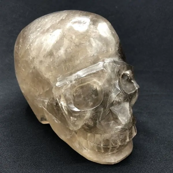 Crâne en Quartz fumé -1| Crânes de Cristal | Dans les yeux de Gaïa