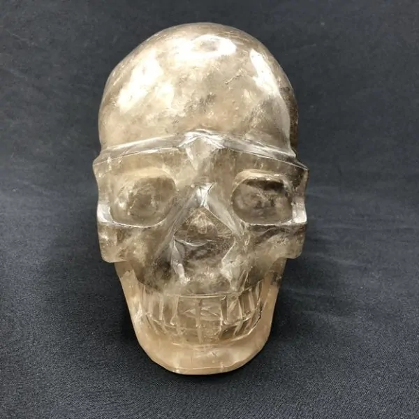 Crâne en Quartz fumé -1| Crânes de Cristal | Dans les yeux de Gaïa