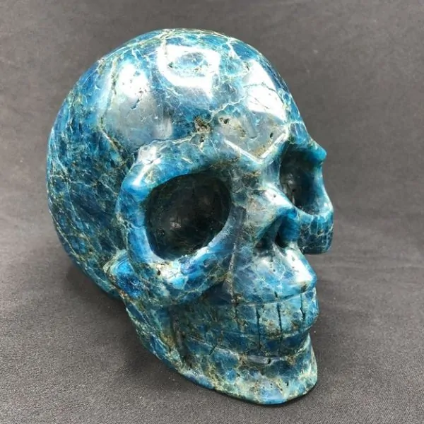 Crâne en Apatite -1| Crânes de Cristal | Dans les yeux de Gaïa