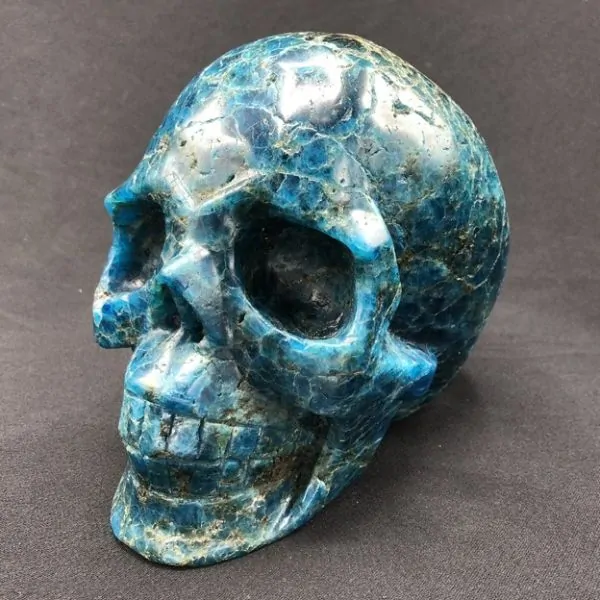 Crâne en Apatite -1| Crânes de Cristal | Dans les yeux de Gaïa