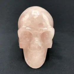 Crâne en Quartz Rose | Crânes de Cristal | Dans les yeux de Gaïa