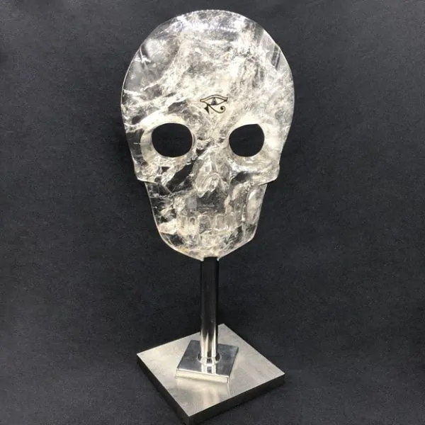 Masque-Crâne en Cristal de Roche | Pièces d’Exception | Dans les yeux de Gaïa