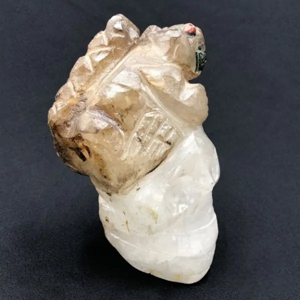 Crâne-Puma en Cristal de Roche | Pièces d’Exception | Dans les yeux de Gaïa