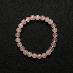 Bracelet Quartz rose Perles...