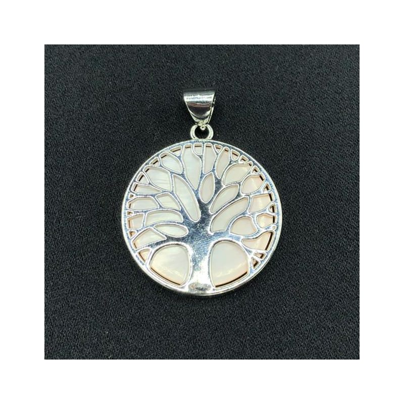 Lithothérapie - pendentif Arbre de vie et cristal de roche – GreenKids