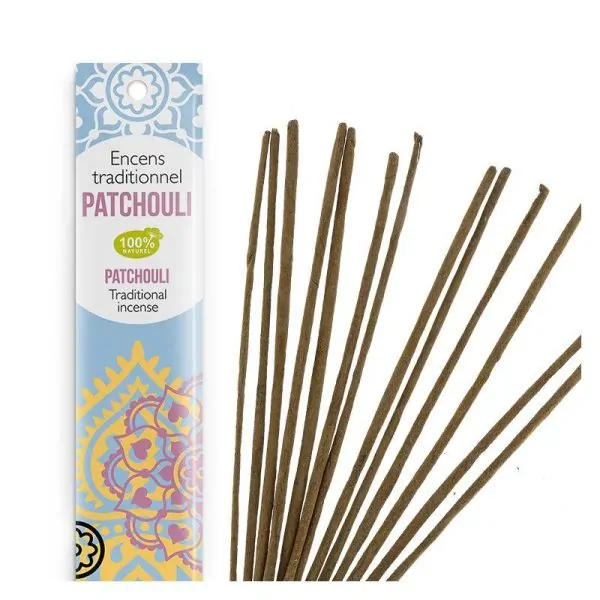 Encens Traditionnel Patchouli -1| Encens Traditionnels | Dans les yeux de Gaïa