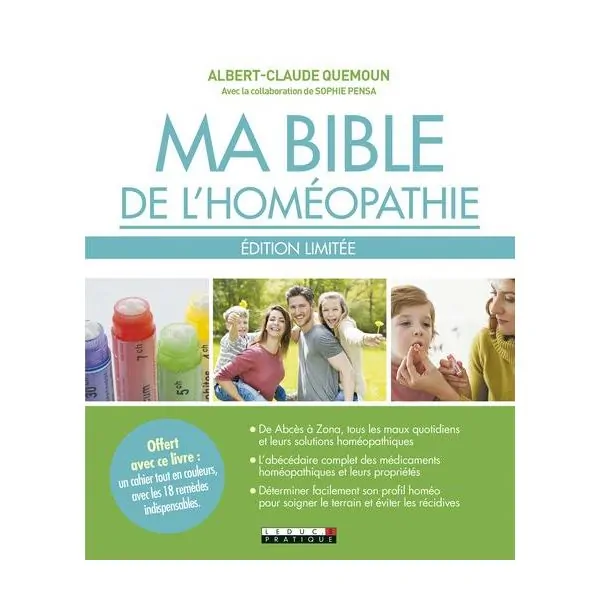 Ma Bible de l'Homéopathie Edition Limitée | Livres sur le Bien-Être | Dans les yeux de Gaïa