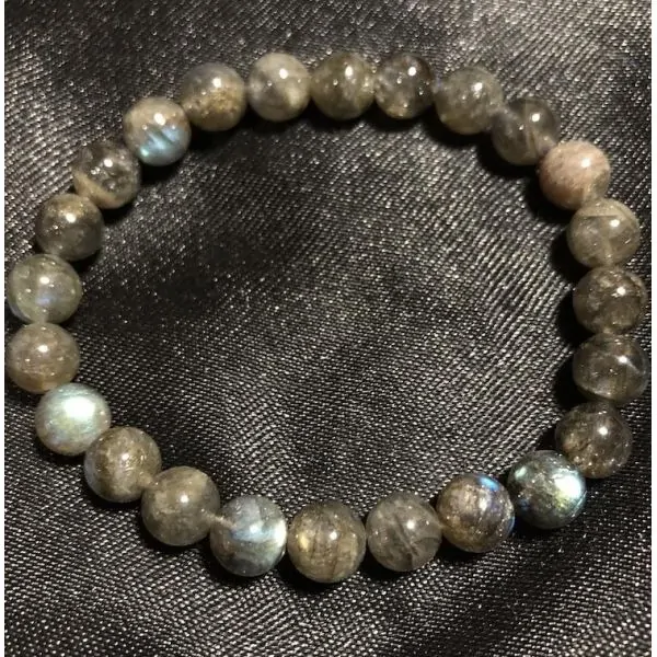 Bracelet Labradorite perles 8mm haute qualité | Bracelets en Pierres | Dans les yeux de Gaïa