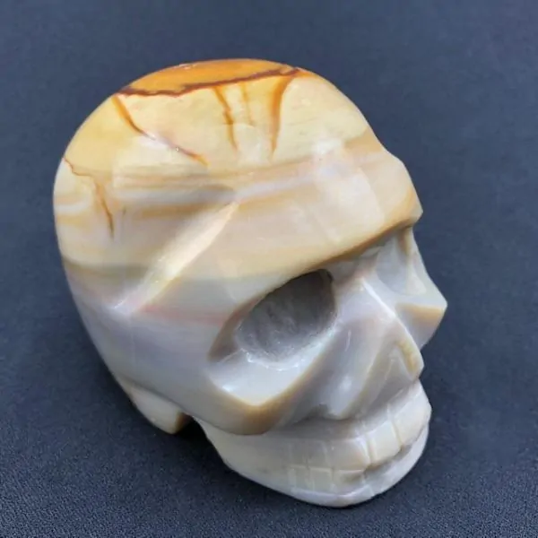 Crâne Jaspe Paysage | Crânes de Cristal | Dans les yeux de Gaïa